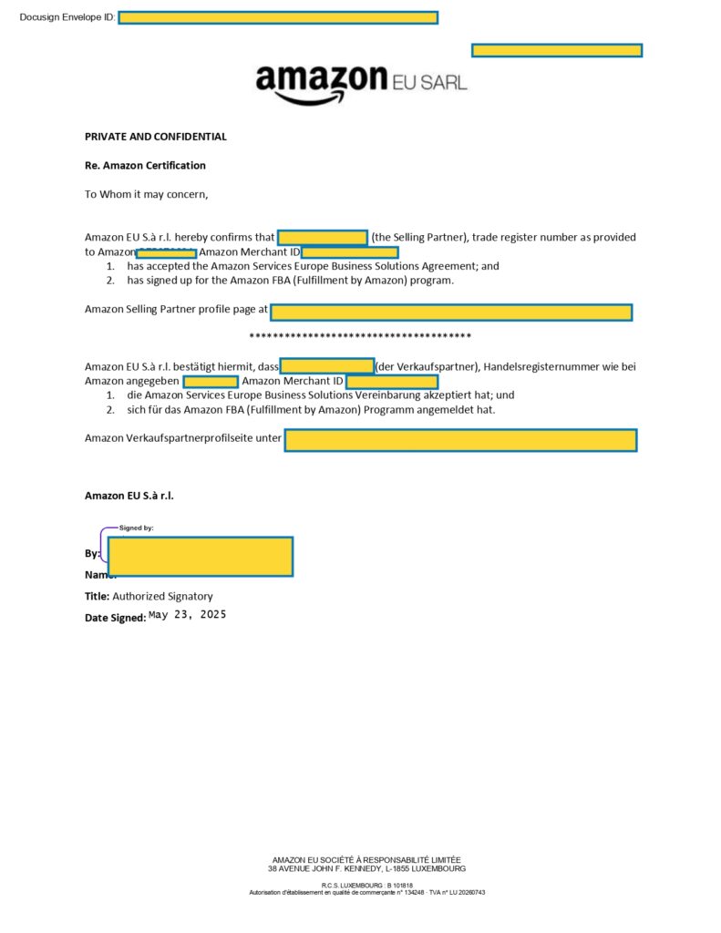 #GermanVAT #AmazonFBA #SpanishCompanies #VATCompliance